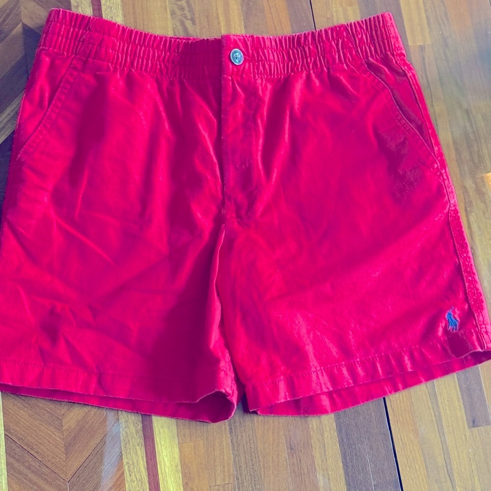Polo by Ralph Lauren Vibrant Red Shorts